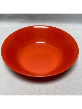 Texas-Ware PMC Orange Melamine Mixing Bowl 8" Vintage Kitchenware Made In USA